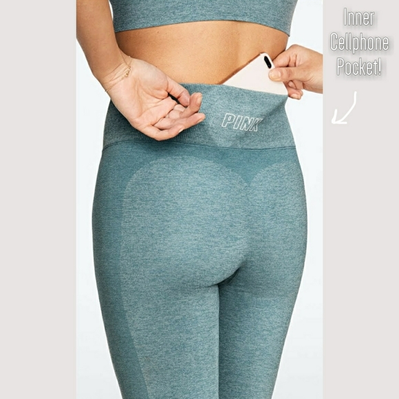 NWT VS PINK Seamless Workout Tight - Picture 2 of 8